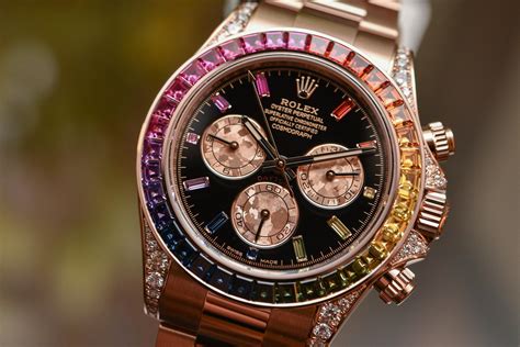 regenbigen rolex|Rolex rainbow price.